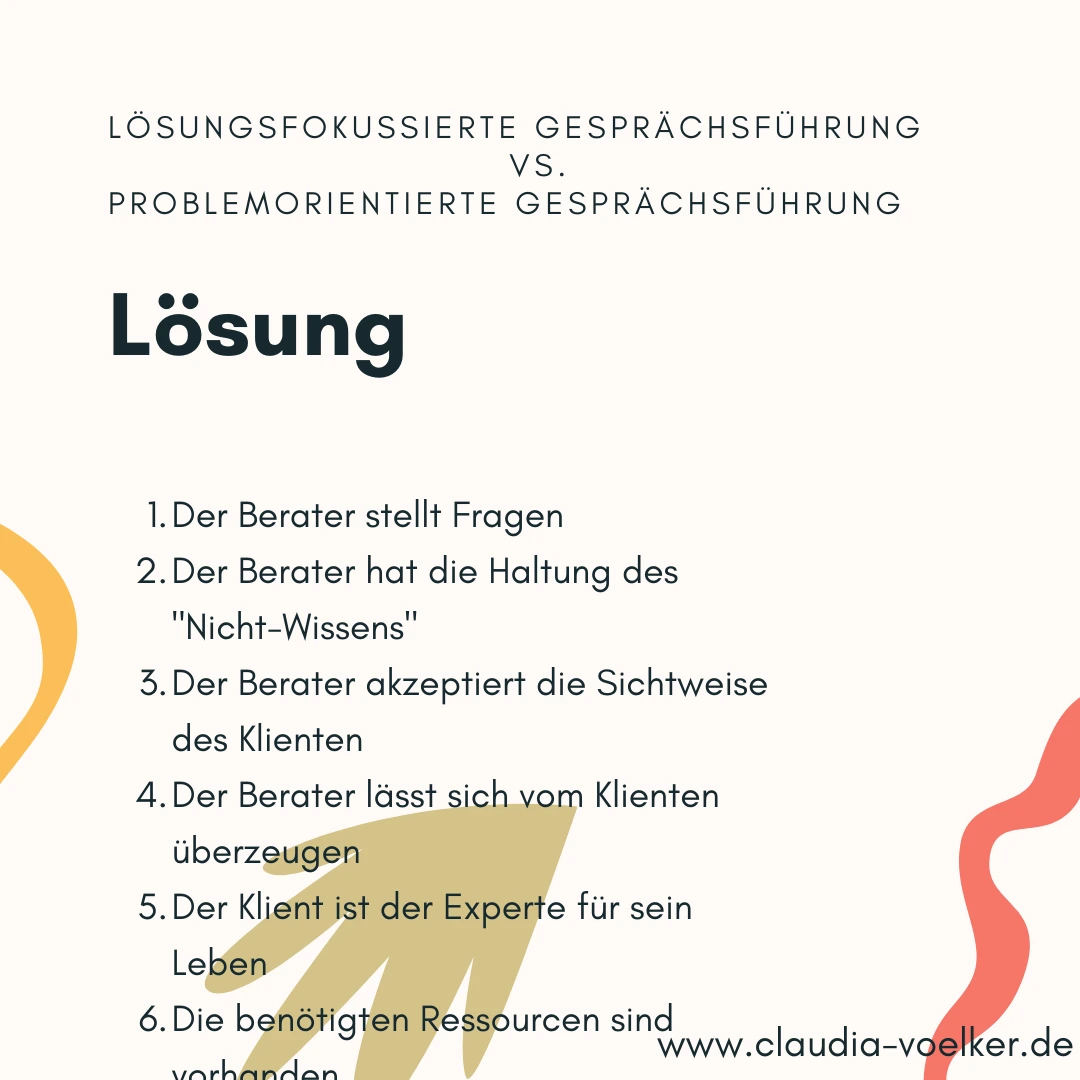 Lösungsorientierte Gesprächsführung