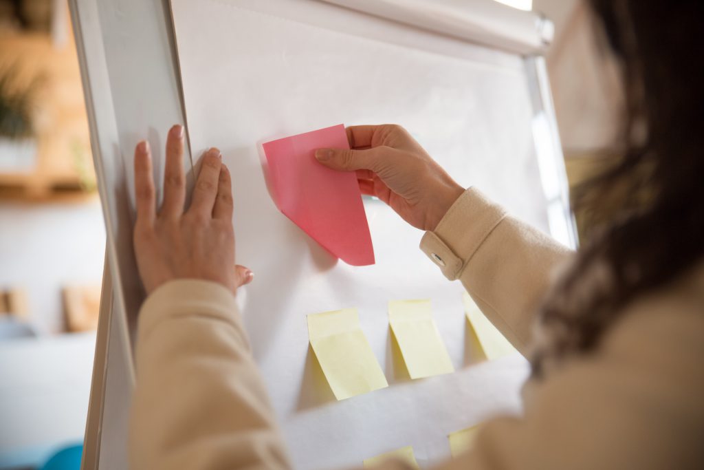 Themensammlung zu Konflikten am Flipchart